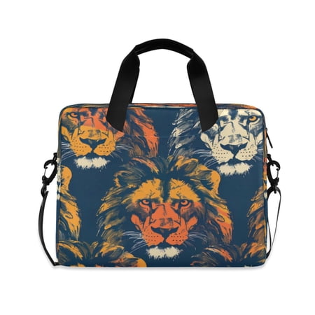 Laptop Bag Laptop Briefcase 15.7 x 3 x 11.8 Inches Laptop Bag Briefcases Laptop Storage Travel Laptop Bag Work Laptop Bag Orange Lion