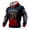 G#White, variant on 4th of July Sweatshirt Men 250 Anniversary USA Flag Print Hoodie Casual Long Sleeve Drawstring Waffle Pullover with Pocket