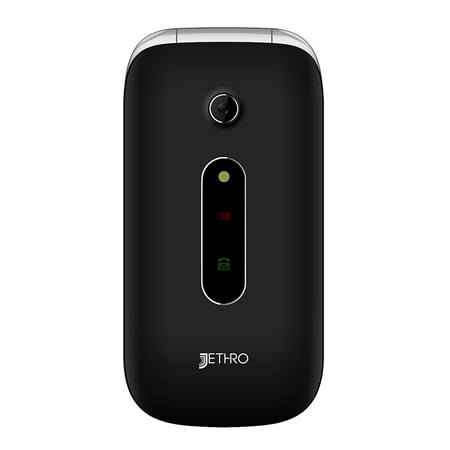Jethro [SC330] 3G Unlocked Flip Senior & Kids Cell Phone, FCC/IC Certified, SOS Emergency Button, 2.4