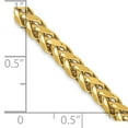 thumbnail image 6 of 14k 3.70mm Semi-solid D/C Wheat Chain (Weight: 16.4 Grams, Length: 24 Inches), 6 of 6