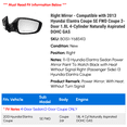 thumbnail image 2 of Right Mirror - Compatible with 2013 Hyundai Elantra Coupe SE FWD Coupe 2-Door 1.8L 4-Cylinder Naturally Aspirated DOHC GAS, 2 of 2