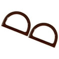 thumbnail image 1 of kurtrusly Chic 2 Pcs Poignées de Sac à Main pour Femmes Ceinture de Remplacement pour Sac à Main DIY Fait Main Marron Forme D 1Ensemble, 1 of 6
