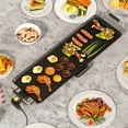 thumbnail image 2 of Costway 27" Large Electric Griddle with with 4-Level Thermostat Control and Removable Drip Tray, 2 of 10