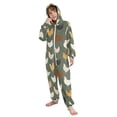 thumbnail image 5 of Soft Big Kids Onesie Pajamas Cozy Loose-Fit Jumpsuits for kids with Pockets for Christmas Lounge & Play Cute Colorful Chickens Pattern, 5 of 8