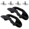 thumbnail image 2 of 2x Universal paddle Holder Clips Oars Keeper Marine Boat Reemplazo W / Tornillos Junta Canoa de montaje y fácil para remo Dingh Cola Clips de soporte de paleta de kayak, 2 of 3