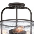 thumbnail image 5 of Quoizel Lighting - Three Light Semi-Flush Mount - Semi-Flush Mount - Trilogy - 3, 5 of 6