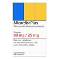 thumbnail image 1 of Micardis Plus 80 mg/25mg tabletas 14 pzas, 1 of 3