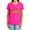 Hot Pink, variant on DC Flash Flash Speed Distressed Women's T Shirt, Charcoal, 2X-Large