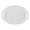 White, variant on G.E.T. Melamine Plastic Oval Serving / Dinner Platter, 10" x 6.75", Mardi Gras Mix (Set of 12)