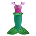 thumbnail image 1 of Disney-vestido de princesa Ariel para niñas, disfraz de sirena para fiestas de Carnaval Fivean unisex, 1 of 2