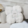 thumbnail image 4 of Patpat Throw Blanket for Couch Bed Fleece Flush Faux Fur Throw Blanket Back to School Room Decoration Gift 50" x 60", 4 of 12