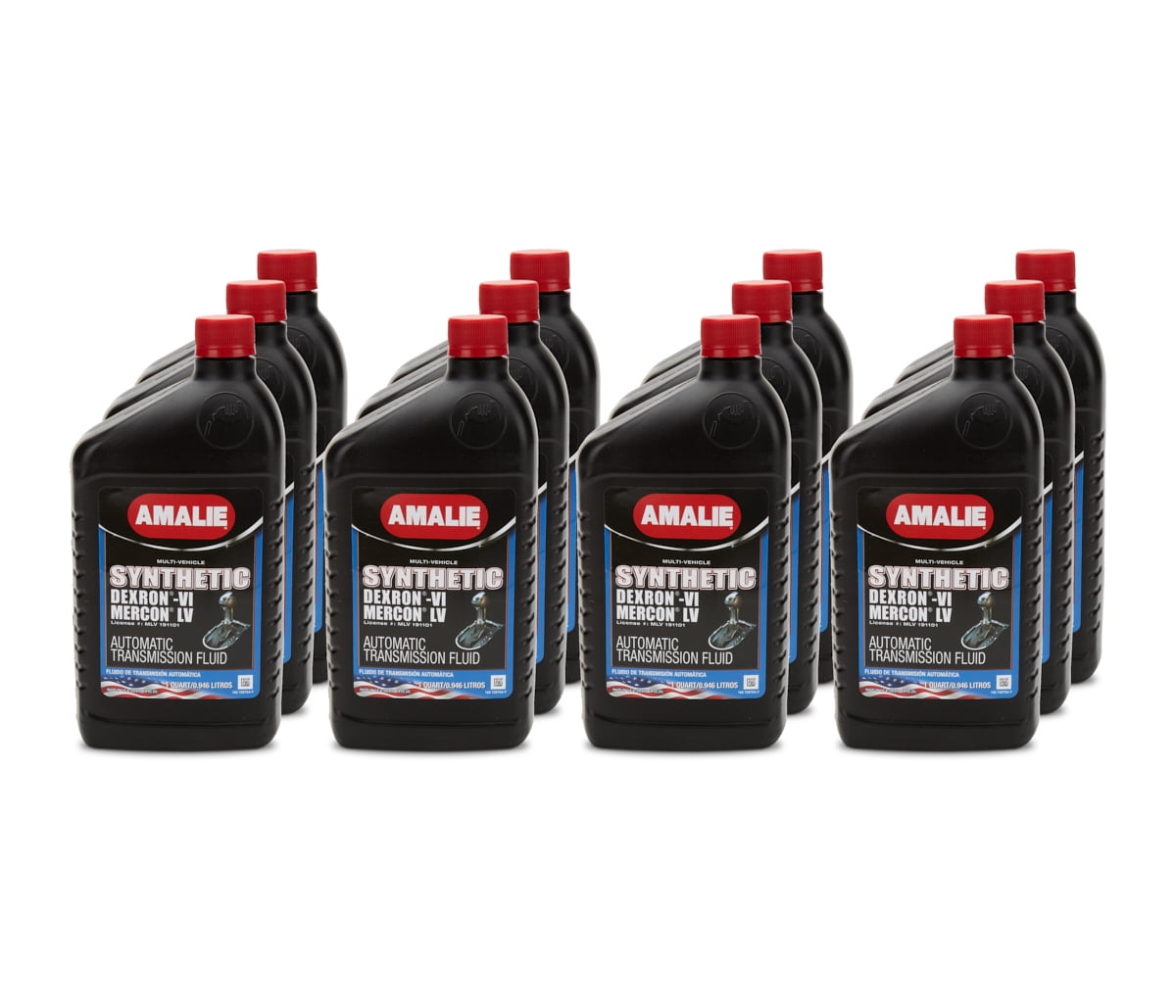 Amalie (160 72876 56 12Pk Dexron Vi Automatic Transmission Fluid Case 1