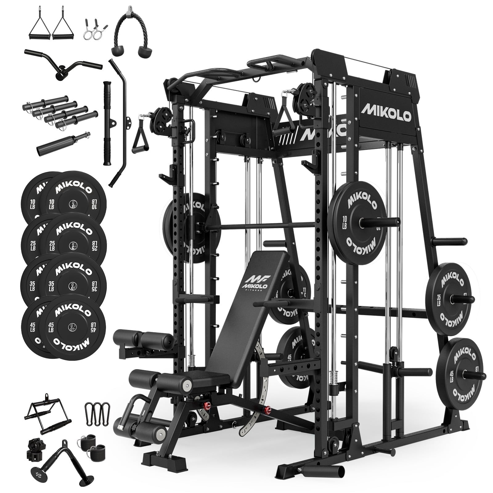 M4|Black Package (bench & BP 230LBS & cable accessories)