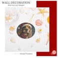 thumbnail image 7 of Happy Holidays Cocker Spaniel Dog Ornament Dog in Red Santa Hats Unique Christmas Ornament Round Two-Sided Printed Christmas Keepsake Ideas for Women Men, 7 of 7