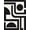 Black, Pattern 1, variant on ODIKA 8'x10' Washable Area Rug Non-Shedding, Easy Care, Black White Geometric Interlock Design Contemporary Artistic with Bold Contrast for King Size Bedroom Under Bed, Master Suite