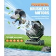 thumbnail image 3 of Ventilador de camping Doviluxe, batería recargable de 20000 mAh, 5 velocidades, 3 of 7