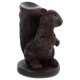 thumbnail image 1 of Decorative Crystal Balls Holder Squirrel Shape Tea Room Decor Dark Brown 1Set, 1 of 3