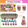 thumbnail image 2 of Gracie's Corner Birthday Cups Party Supplies Decor Backdrop Plates Fans Decorations Banner, 2 of 6