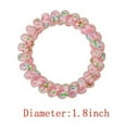 thumbnail image 4 of 6 Pcs Spiral Hair Ties Non-Soaking Traceless Phone Cord Hair Ties Plastic Coil Hair Ties Ponytail Holders No-Damage No Crease Hair Tie for Girls Women Ladies, 4 of 4