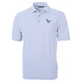 thumbnail image 2 of Men's Cutter & Buck Purple Houston Texans Virtue Eco Pique Stripe Recycled Polo, 2 of 3