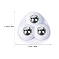 thumbnail image 4 of Juego de ruedas giratorias de ABS Yuarrent 4 piezas blanco, 4 of 6
