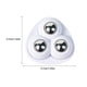 thumbnail image 2 of Juego de ruedas giratorias Yuarrent ABS resistente para muebles Almacenamiento y organización del hogar 4 piezas negro, 2 of 6