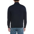 thumbnail image 2 of TailorByrd mens  Ottoman Knit Quarter 1/4-Zip Pullover, s, Blue, 2 of 3