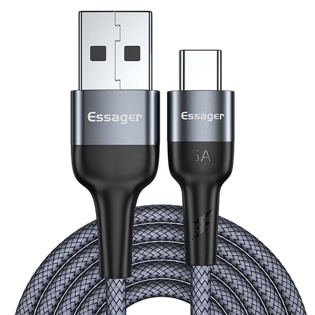 Sidaley Cable USB tipo C 5A para Mate 30 P30 P20 Pro Lite, de carga rápida USBC tipo C, Cable de USB-C Type6 NO6