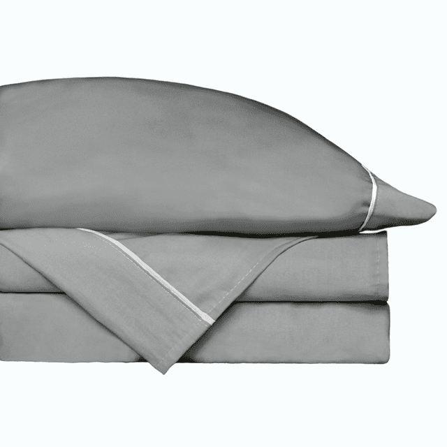 Juego de Sábanas Tencel - Fibra de Eucalipto Ultra-fresco y Ultra-suave – Tamaño Matrimonial - Color Gris Rebeca Tencel