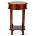 thumbnail image 2 of All Things Cedar Round Accent Table, Cherry, 2 of 3