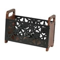 thumbnail image 2 of Tnarru Wood Magazine Rack Farmhouse Rustic Mail Organizer for Mails Books Envelopes Flower, 2 of 8