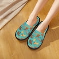 thumbnail image 5 of KLL Cute Animals Slippers for Women Men House Slip on Indoor Outdoor Bedroom Furry Fleece Lined Ladies Comfy Anti-Skid Rubber Hard Sole-Large, 5 of 8