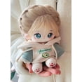 thumbnail image 4 of Muñeca Idol de algodón de felpa para niños, muñeco de estrella, peluche Kawaii, bebé, peluche, campana, orquídea, sin atributos, juguetes, Colección, regalo, 20cm, 4 of 4