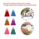 thumbnail image 5 of Cateissary Suministros de baño de terciopelo Coral de 35x45cm, toalla de mano suave, paños de cocina absorbentes, tela colgante, accesorios para Baby Suministros de limpieza para el hogar Violeta Cateissary HA003403-05, 5 of 6