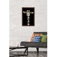 thumbnail image 2 of Portrait of a Giraffe Wall Poster, 14.725" x 22.375", Framed, 2 of 5