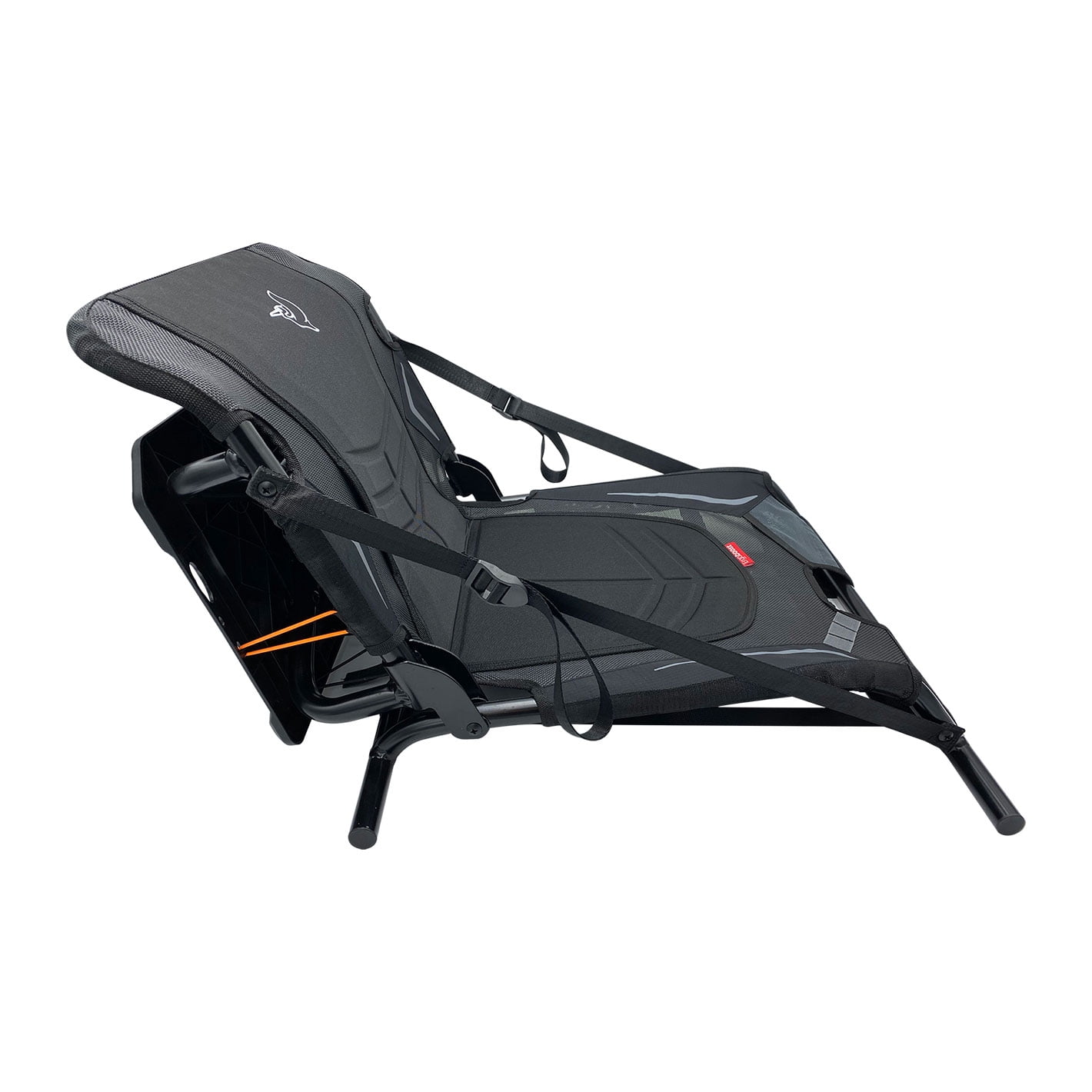 Pelican - Ergoboost Folding Kayak Seat - Polyester & Aluminum - 6.85 lbs - 24 x 24 x 18 inches - Black