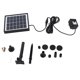 thumbnail image 2 of Bomba De Agua Solar De 6 V, 1,5 W, 6 Modos, 160 L/h, 50 Cm De Altura De Elevación Con 8 Boquillas, Bomba De Fuente Solar, 2 of 7