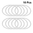 thumbnail image 3 of MasteelfCA 12 Pcs Cerceaux Ronds Attrape-Rêves Cercles en Plastique Blanc Accessoires Matériel Attrape-Rêves (25cm), 3 of 4