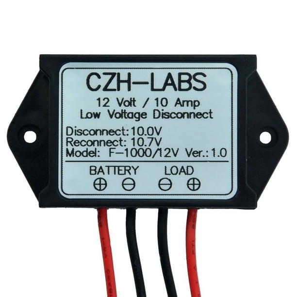 Módulo de desconexión por bajo voltaje CZH-LABS 12V 10A para protección de batería