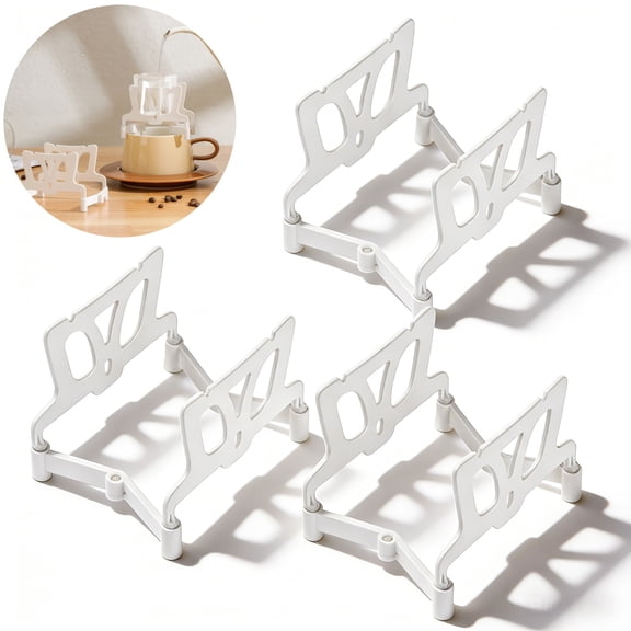 3PCS Portable Coffee Filter Rack Easy To Use Foldable Drip Stand Holder