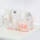 thumbnail image 2 of Organizador de maquillaje cosmético Hello Kitty PS para tocador, baño, dormitorio, belleza, soporte de almacenamiento de maquillaje de plástico apilable transparente, 2 of 4