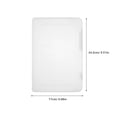 thumbnail image 2 of Hemobllo 4Pcs White A5 File Boxes with Lids Portable Document Holder for Scrapbook Storage, 2 of 8