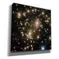 thumbnail image 2 of Epic Graffiti  "Abell 370" Hubble Space Telescope Giclee Canvas Wall Art - Yellow 12" x 12", 2 of 3