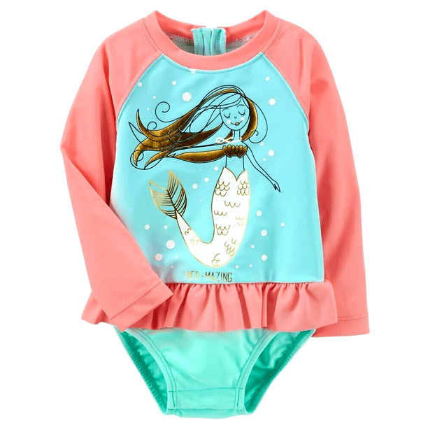 Oshkosh B'gosh Maillot de bain 1 pièce avec robe sirène pour toute