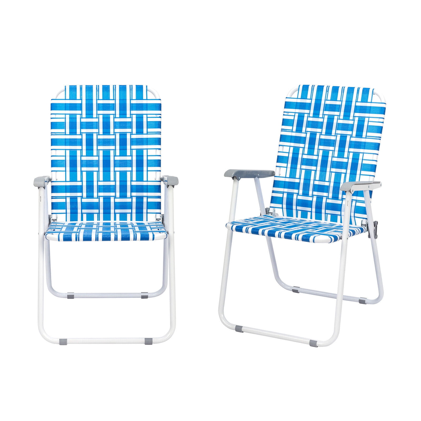 2 Pack Folding bed Lawn Chair, Beach Chair Lawn Patio bed Strap Furniture for Adults, High