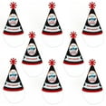 thumbnail image 6 of Big Dot of Happiness Let's Go Racing - Racecar - Cone Race Car Happy Birthday Party Hats for Kids and Adults - Set of 8 (Standard Size), 6 of 7
