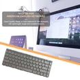 thumbnail image 4 of Methold Teclados Inglés EE. UU. Disposición Tablets Qwerty PC Aparato de entrada Plata Componentes de computadora Reemplazo para 14-cf Cuadernos de escritura y cuadernos de bocetos, 4 of 5