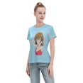 thumbnail image 4 of T-Shirt Basique à Manches Courtes pour Femmes Detective Conan Haihara Ai, 4 of 6