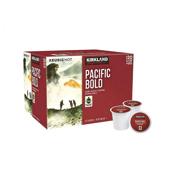 Pacific Bold Coffee, Dark, 120 K-Cup Pods