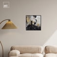 thumbnail image 3 of Steeped In Golden Glam Fashion Canvas Wall Art by Art Remedy, Black Floater Frame, 20"x20", 3 of 7